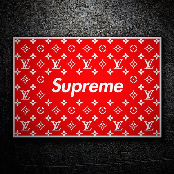 Autocollants: Supreme Louis Vuitton