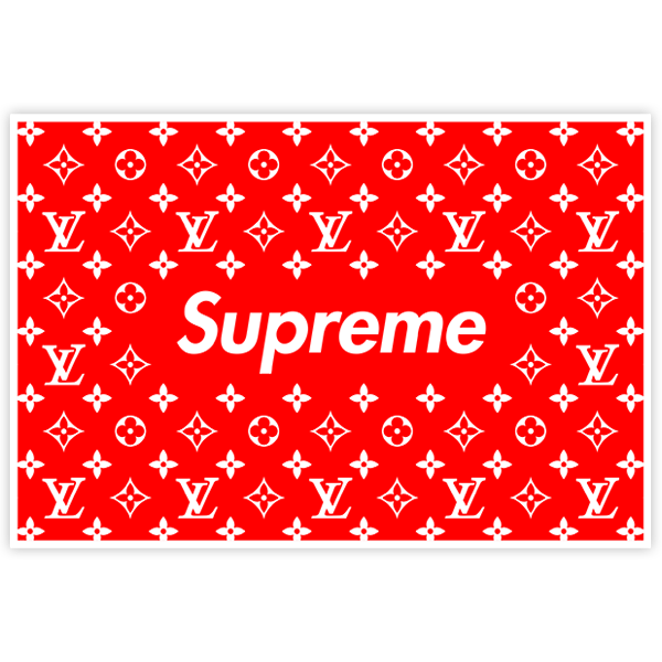 Autocollants: Supreme Louis Vuitton
