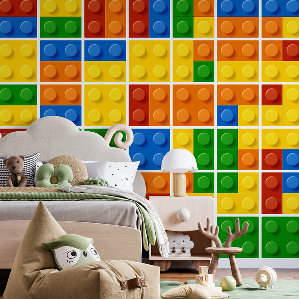 Stickers muraux: Kit 49 carrelage Lego salle de bain