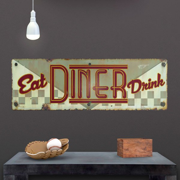 Stickers muraux: Eat Diner Drink