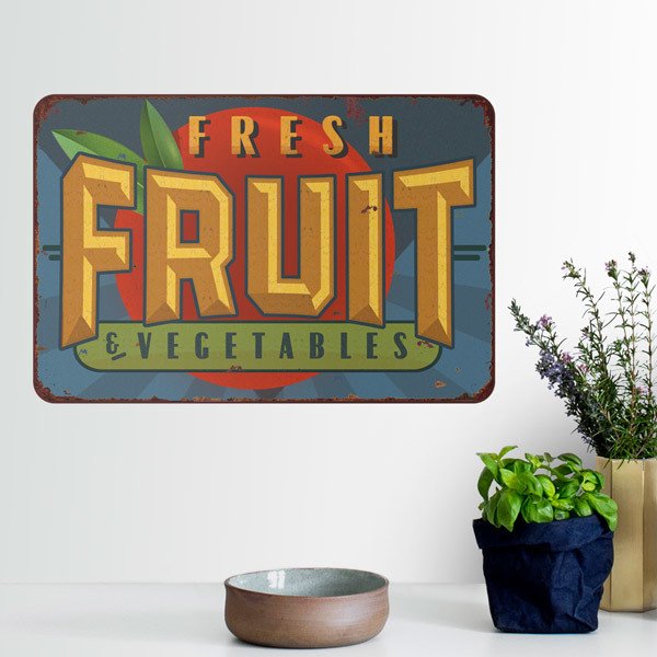 Stickers muraux: Fresh Fruit & Vegetables