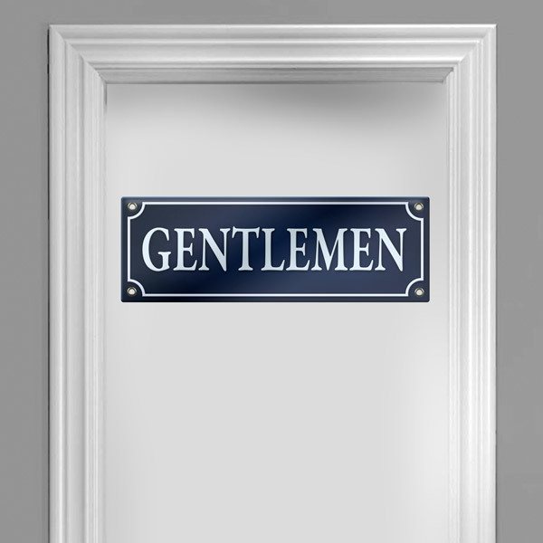 Stickers muraux: Gentlemen