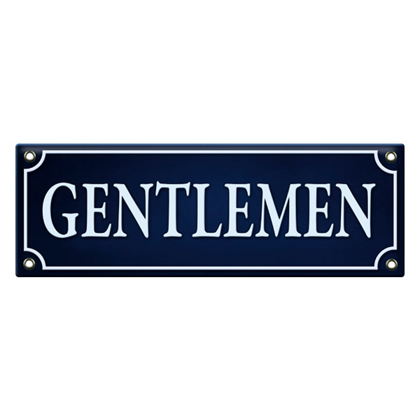 Stickers muraux: Gentlemen