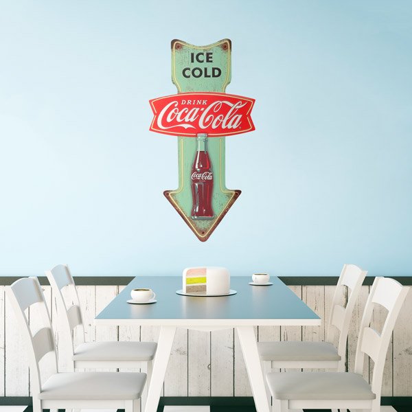 Stickers muraux: Ice Cold Coca Cola