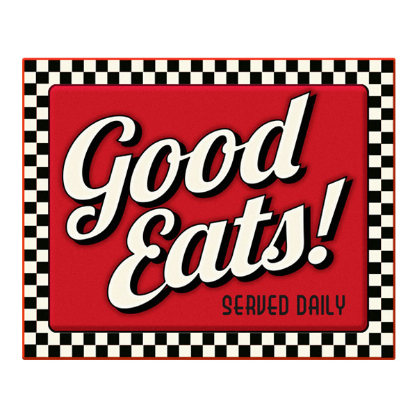 Stickers muraux: Good Eats! Served Daily