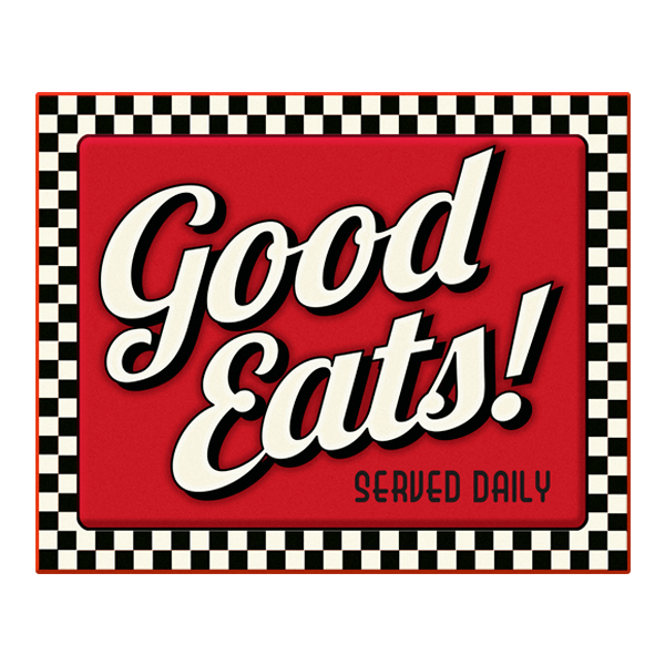 Stickers muraux: Good Eats! Served Daily