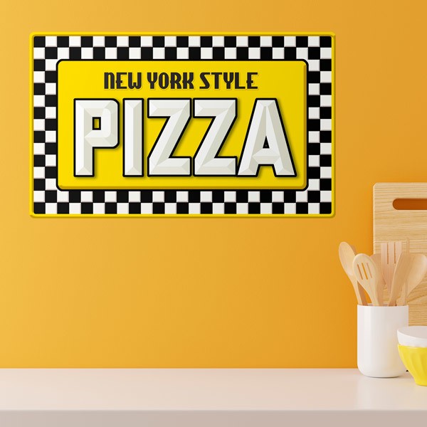 Stickers muraux: Pizza New York Style