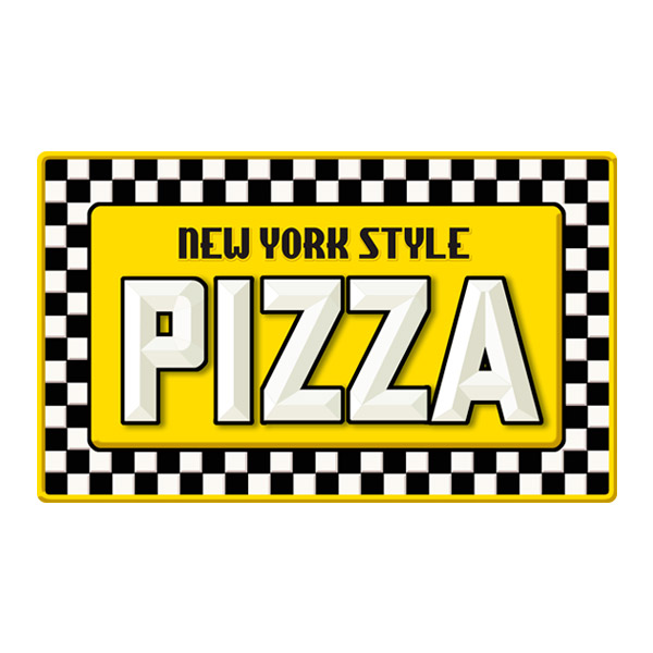Stickers muraux: Pizza New York Style