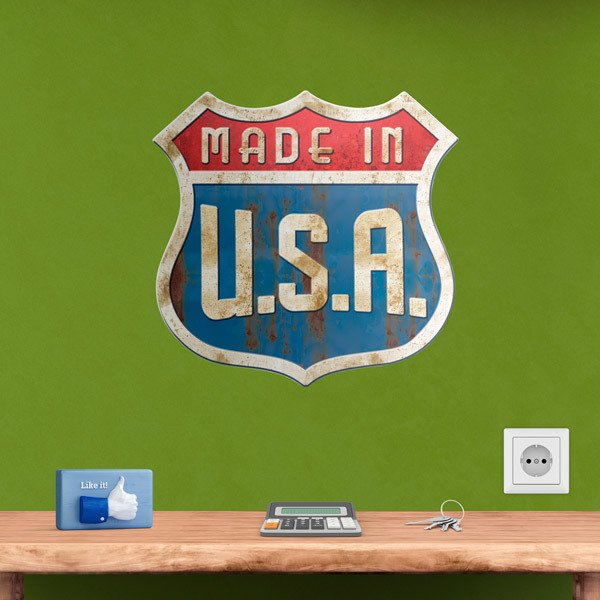 Stickers muraux: Made in Usa