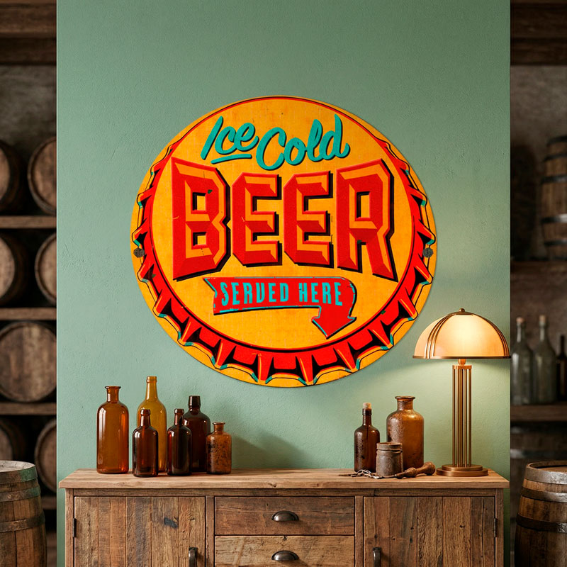 Ice Cold Beer Served Here 2/5