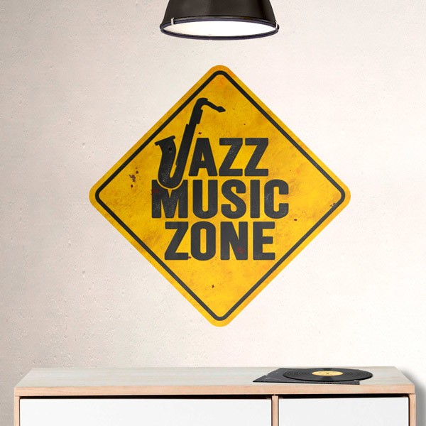 Stickers muraux: Jazz Music Zone