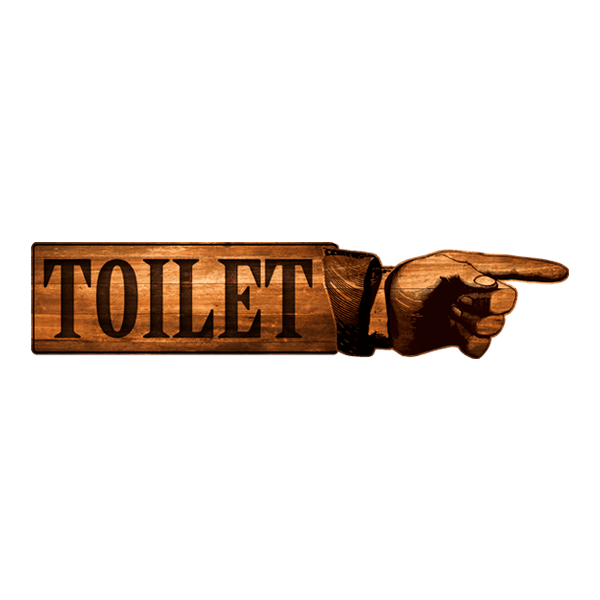 Stickers muraux: Toilet