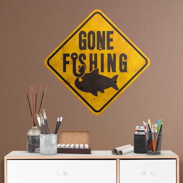 Stickers muraux: Gone Fishing