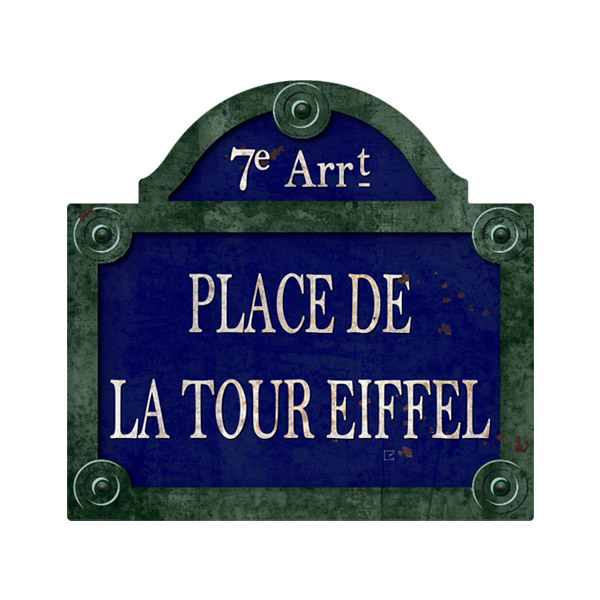 Stickers muraux: Place de la Tour Eiffeel
