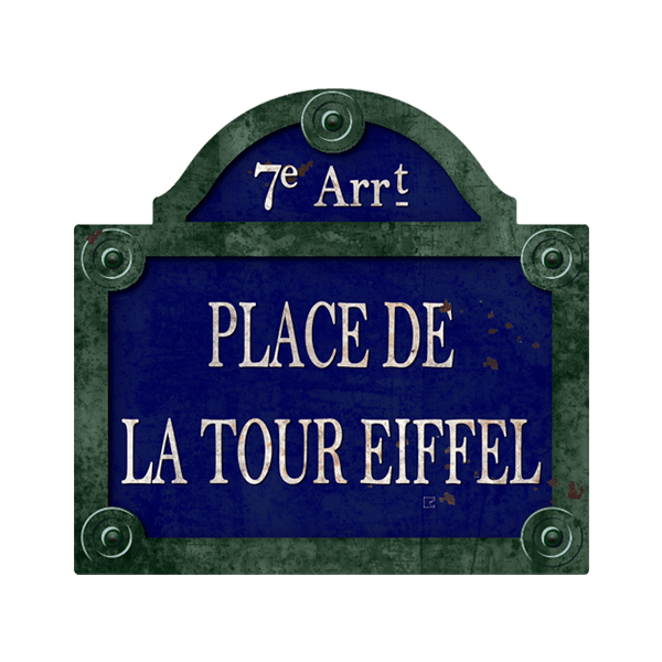 Stickers muraux: Place de la Tour Eiffeel