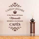 Stickers muraux: Cafés e Légumes 2