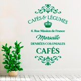 Stickers muraux: Cafés e Légumes 3