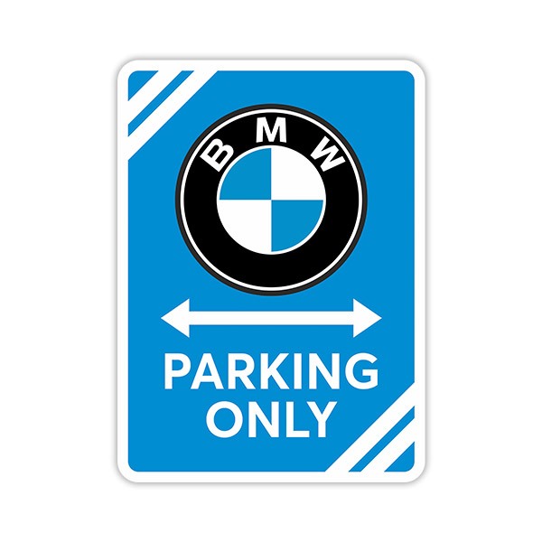 Stickers muraux: BMW Parking Only