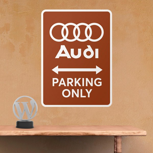 Stickers muraux: Audi Parking Only