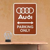 Stickers muraux: Audi Parking Only 3