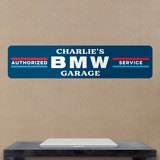 Stickers muraux: Garage BMW Personnalisé 3