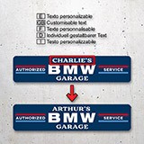 Stickers muraux: Garage BMW Personnalisé 4
