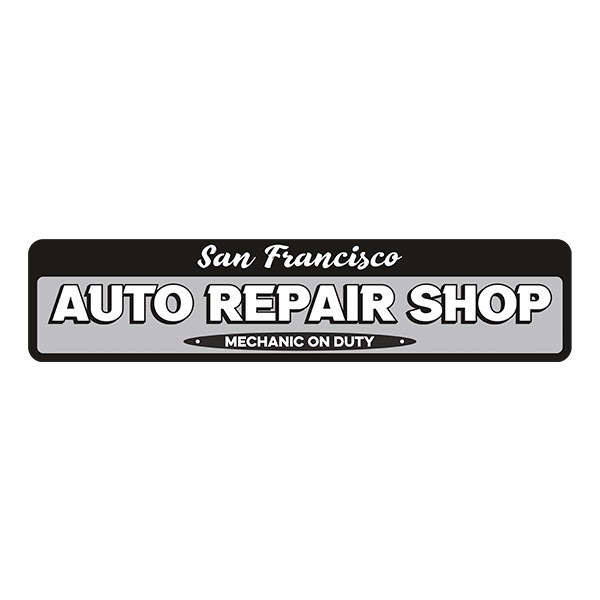 Stickers muraux: Auto Repair Shop Personnalisé