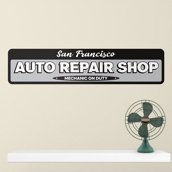 Stickers muraux: Auto Repair Shop Personnalisé