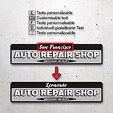 Stickers muraux: Auto Repair Shop Personnalisé 4