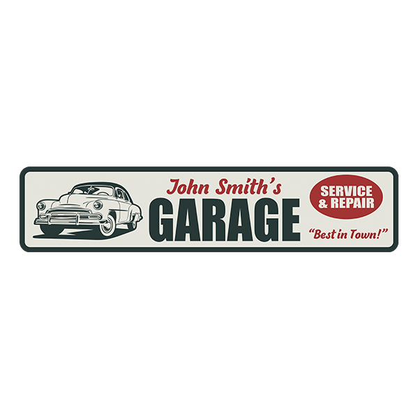 Stickers muraux: Garage Service & Repair Personnalisé 0
