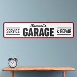 Stickers muraux: Service Garage Personnalisé 3