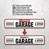 Stickers muraux: Service Garage Personnalisé 4