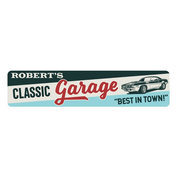 Stickers muraux: Classic Garage Personnalisé