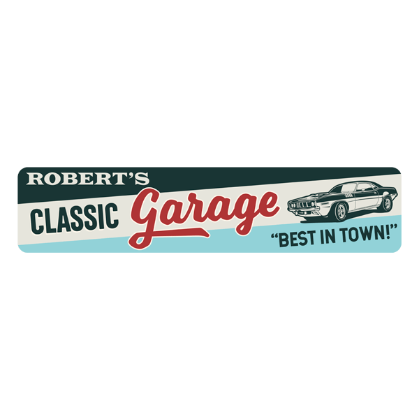 Stickers muraux: Classic Garage Personnalisé