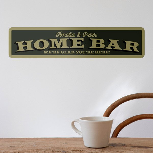 Stickers muraux: Home Bar