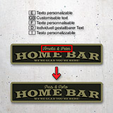 Stickers muraux: Home Bar 4