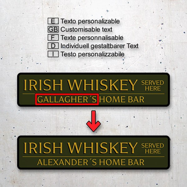 Stickers muraux: Irish Whiskey