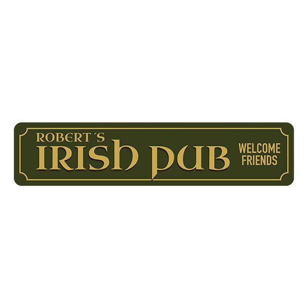 Stickers muraux: Irish Pub Welcome Friends