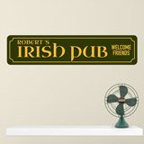 Stickers muraux: Irish Pub Welcome Friends 3