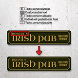 Stickers muraux: Irish Pub Welcome Friends 4