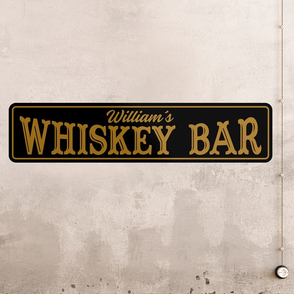 Stickers muraux: Whiskey Bar