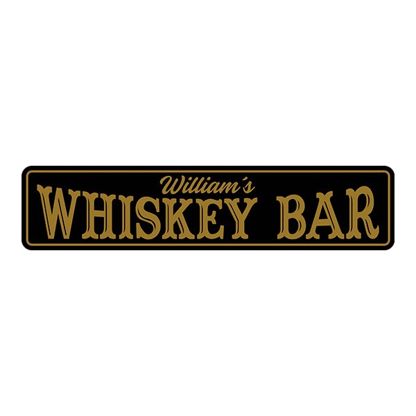 Stickers muraux: Whiskey Bar