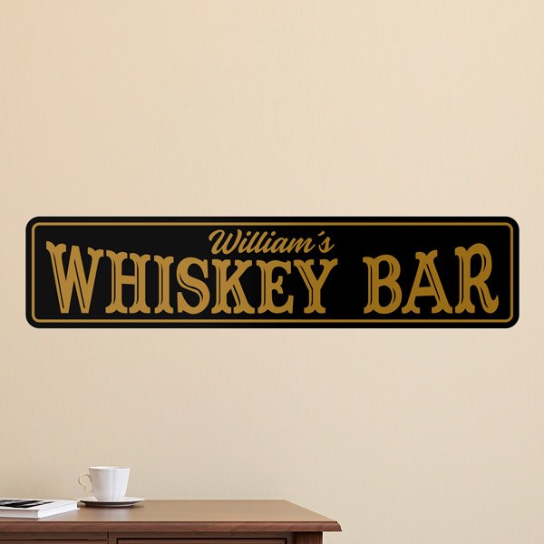 Stickers muraux: Whiskey Bar