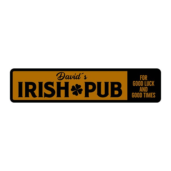 Stickers muraux: Irish Pub Good Luck and Good Times