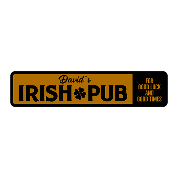 Stickers muraux: Irish Pub Good Luck and Good Times