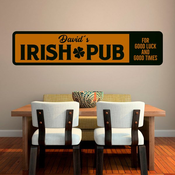 Stickers muraux: Irish Pub Good Luck and Good Times