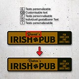 Stickers muraux: Irish Pub Good Luck and Good Times 4
