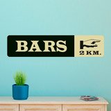 Stickers muraux: Bars 2 km 3
