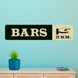 Stickers muraux: Bars 2 km 3