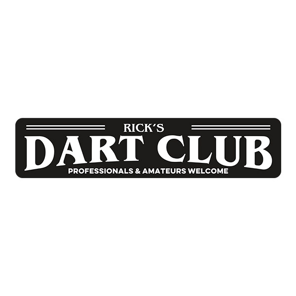 Stickers muraux: Dart Club